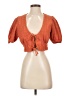 Cotton On Orange Short Sleeve Blouse Size S - photo 1