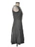 H&M Solid Gray Casual Dress Size 6 - photo 4