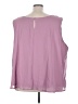 Roaman's 100% Polyester Pink Purple Sleeveless Blouse Size 38 Petite - photo 2