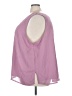 Roaman's 100% Polyester Pink Purple Sleeveless Blouse Size 38 Petite - photo 5