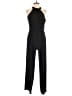 Nina Leonard Solid Black Jumpsuit Size S - photo 1