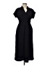 Halogen Solid Black Casual Dress Size M (petite) - photo 1