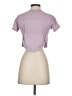 Velocity Purple Short Sleeve Turtleneck Size S - photo 2