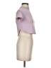 Velocity Purple Short Sleeve Turtleneck Size S - photo 4