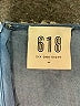 618 100% Tencel Lyocell Solid Blue Jumpsuit Size S - photo 4