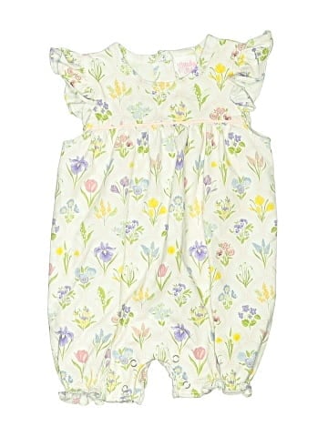 Stitchy Fish Short Sleeve Onesie (view 1)