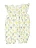 Stitchy Fish Floral White Short Sleeve Onesie 0-3 MO / 3 MO - photo 1