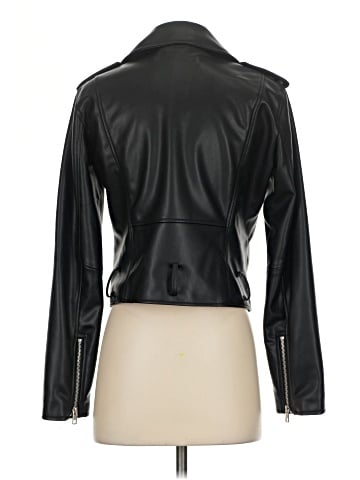 Zara Faux Leather Jacket (view 2)