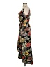 Soprano 100% Polyester Paisley Black Casual Dress Size S (estimated) - photo 5