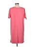 Nina Leonard Solid Pink Casual Dress Size M - photo 2
