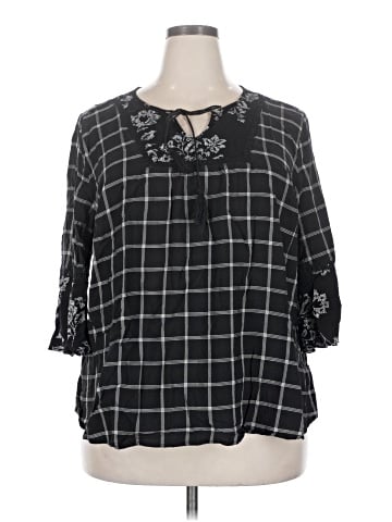 Catherines 3/4 Sleeve Blouse (view 1)