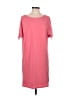 Nina Leonard Solid Pink Casual Dress Size M - photo 1