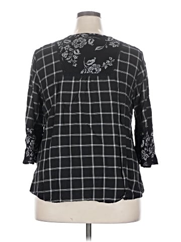 Catherines 3/4 Sleeve Blouse (view 2)