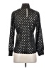 Boston Proper 100% Polyester Polka Dots Black Long Sleeve Blouse Size XXS - photo 2
