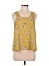 Atmosphere 100% Polyester Yellow Sleeveless Top Size 8 - photo 1