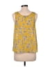 Atmosphere 100% Polyester Yellow Sleeveless Top Size 8 - photo 2