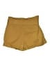 Sézane Solid Gold Tan Khaki Shorts Size L - photo 2