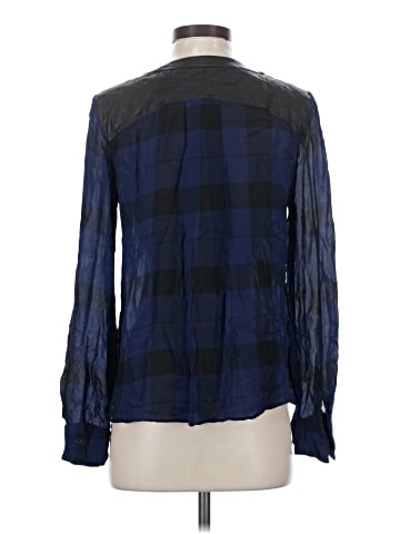 Parker Long Sleeve Silk Top (view 2)