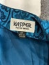 Kasper 100% Polyester Teal Short Sleeve Blouse Size 8 Petite - photo 7
