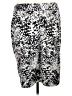 Calvin Klein Print Silver Formal Skirt Size 16 - photo 2