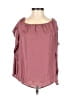 1.State 100% Polyester Burgundy Sleeveless Blouse Size S - photo 1