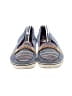 Grasshoppers Stripes Blue Flats Size 9 1/2 - photo 2