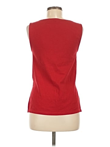 Madewell Sleeveless Boatneck Side Slit Tee (view 2)