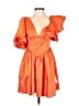 ASOS 100% Polyester Orange Cocktail Dress Size 4 - photo 1