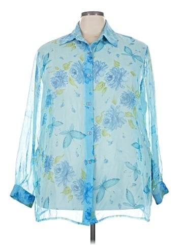Notations Long Sleeve Blouse (view 1)