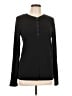 Gap Black Long Sleeve Henley Size L (tall) - photo 1