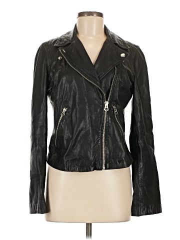 Madewell Washed Leather Motorcycle Jacket (view 1)