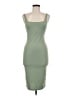 Zara Solid Green Cocktail Dress Size M - photo 1