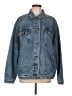 Free People 100% Cotton Blue Denim Jacket Size L - photo 1