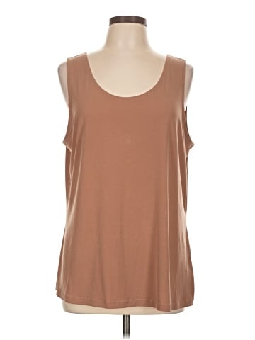 Susan Graver Sleeveless T-Shirt (view 1)