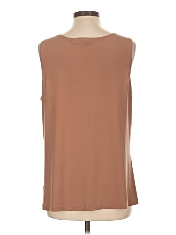 Susan Graver Sleeveless T-Shirt (view 2)