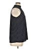 Faith and Joy 100% Polyester Polka Dots Black Sleeveless Blouse Size XL - photo 4