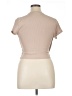 Blue Rain Tan Short Sleeve Top Size XL - photo 2