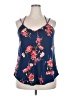 Papermoon Blue Sleeveless Blouse Size XXL - photo 1