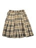 Unbranded 100% Polyester Plaid Tan Skirt Size 9 - 10 - photo 1