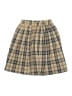Unbranded 100% Polyester Plaid Tan Skirt Size 9 - 10 - photo 2