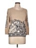 Talbots Paisley Tan Pullover Sweater Size L - photo 1