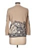 Talbots Paisley Tan Pullover Sweater Size L - photo 2
