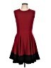 Sugarlips 100% Polyester Color Block Burgundy Cocktail Dress Size L - photo 1