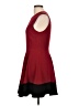 Sugarlips 100% Polyester Color Block Burgundy Cocktail Dress Size L - photo 5