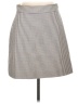 Theory Houndstooth Gray Wool Skirt Size 12 - photo 1