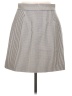 Theory Houndstooth Gray Wool Skirt Size 12 - photo 2