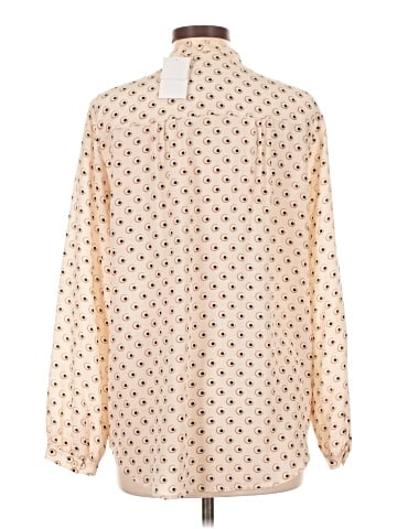 Club Monaco Long Sleeve Silk Top (view 2)