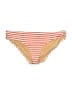 J.Crew Stripes Gold Swimsuit Bottoms Size M - photo 1