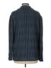 Theory Plaid Blue Wool Coat Size M - photo 2