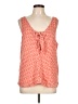 Maeve 100% Modal Orange Sleeveless Blouse Size L - photo 1